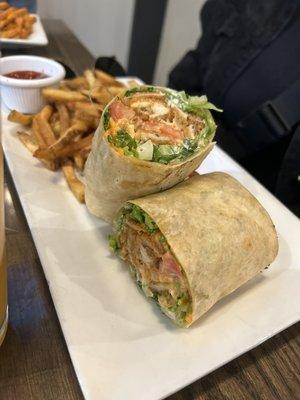 Buffalo chicken wrap