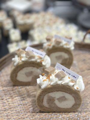 Earl Grey Loop Cake Roll