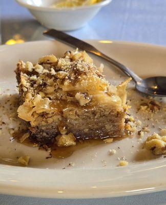 Greek baklava....  Heaven.