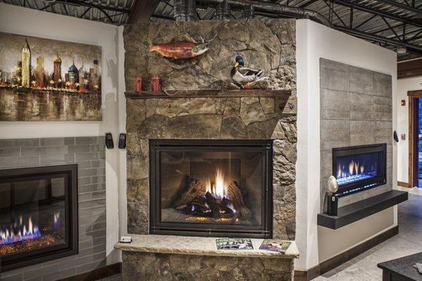 Glenwood Springs fireplace showroom