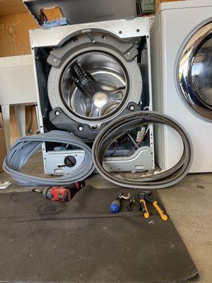 Washer door gasket replacement.