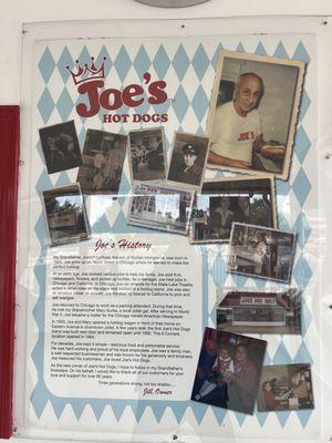 Joe's history