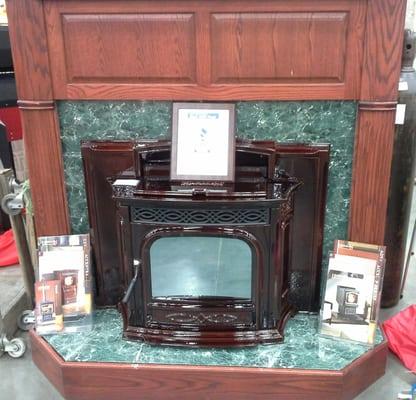 We have a great selection of fireplaces.