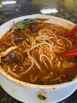 Spicy beef soup