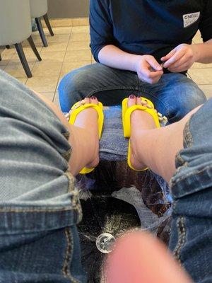 Had one of the best pedicures I have ever had. This place is clean and they treat you wonderful!