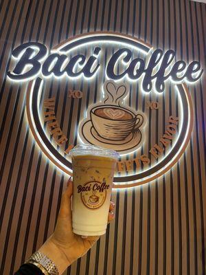 Delicious Baci Vanilla Latte