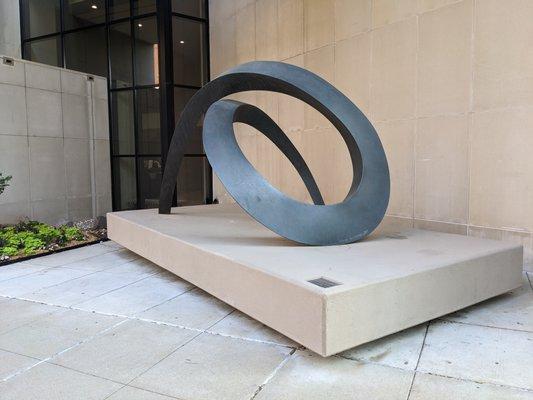 Uzumaki Curve sculpture, Clayton