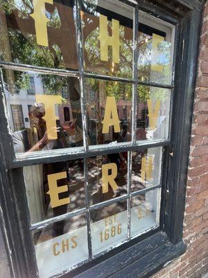 Window of tavern