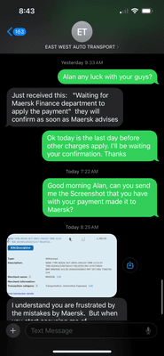 I never was rude on my text or phone calls, buy the owner of this company gets frustrated easily.