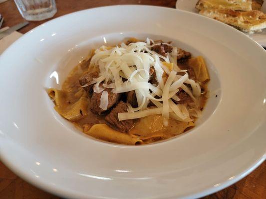 Papardelle with braised lamb