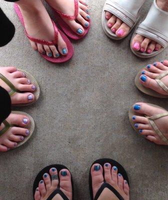 Family pedi!