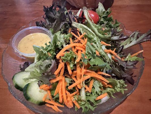 Free salad with dinner 9/16/2023