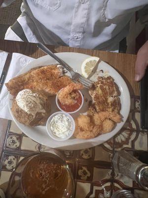 Fisherman's Platter with grilled grouper