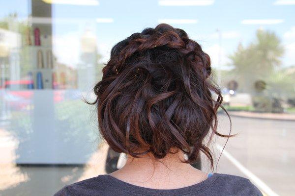 Messy Wedding Updo