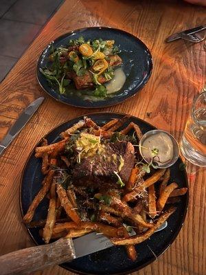 Filet and frites.