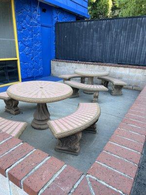 Outside seating area