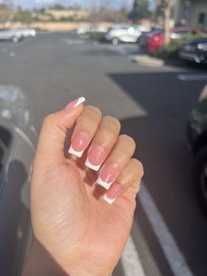 It is my first time here and I loved it! Love how my nails turned out! Definitely will be coming back. Everyone was so nice and polite.