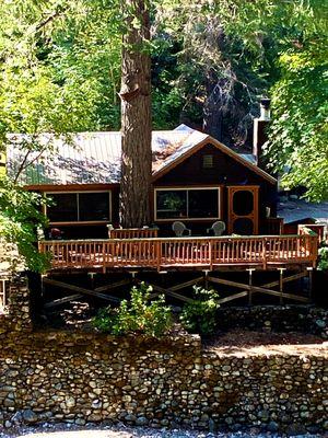 Highway 49 View of Blue jay cabin