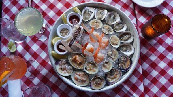 Seafood platter