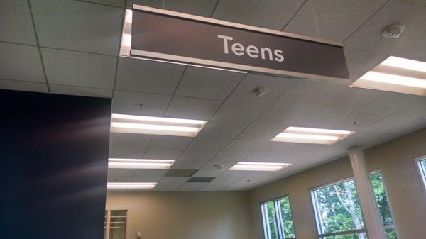 Special area for teens.