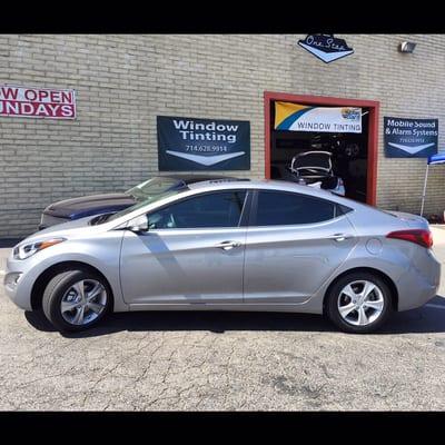 2016 Elantra light and medium window tint