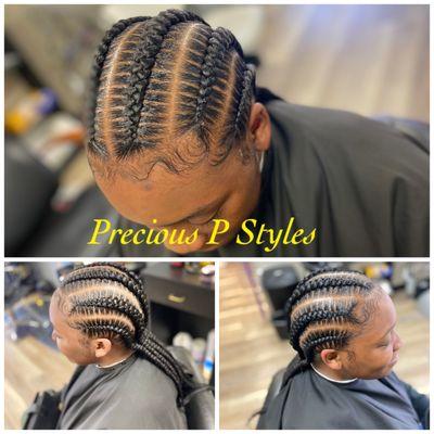 Simple feed in braids