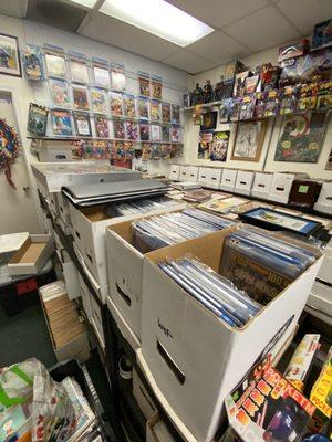 So many comic boxes I had to use the wide lens, still doesn't show how much there is!!!