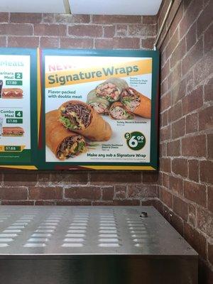 Our new signature wraps have been a huge hit! Come on in and try one for your first, second...maybe third time?