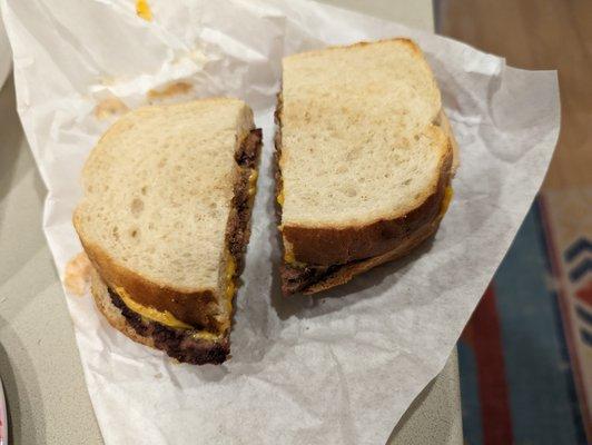 Tip on a great patty. Do not go to Eddies Grill in SLO.  Very sad with this patty melt from Eddie's. .  Most places in the USA grill them