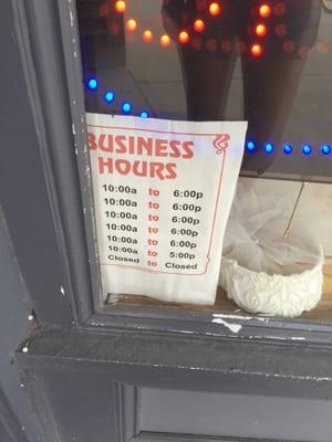 Business hours