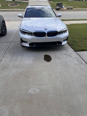 Bmw leaking oil after being serviced at BMW of south Atlanta