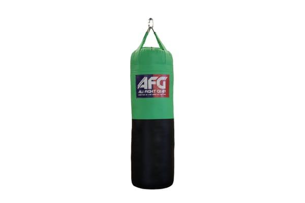 AFG FIGHT® 70 LBS PUNCHING BAG BLACK/LIME GREEN CUSTOM MADE IN THE USA