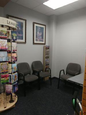 Back waiting area