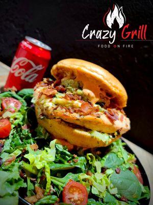 "THE CRAZY CHICKEN SANDWICH"