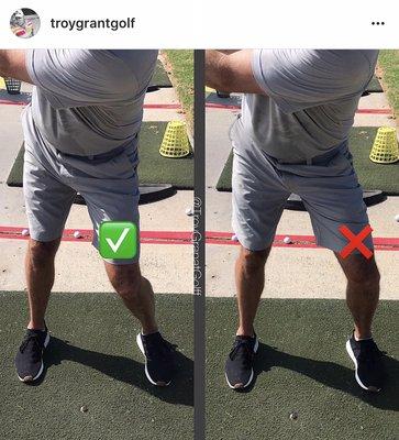 Fancy leg work! Checkout more on my Instagram page @TroyGrantGolf