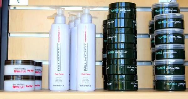 Nioxin and Tea tree Paul Mitchell Products