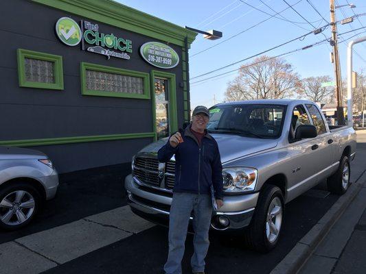 Another Happy customer: Congratulations Donald on you beautiful Dodge Ram!