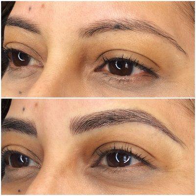 B&A Microblading done by Lyndsey @salon_estuary