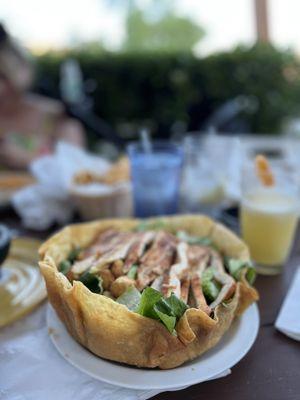 Chicken Caesar salad