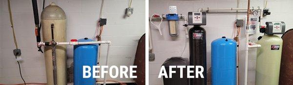 Before and After - plumbing