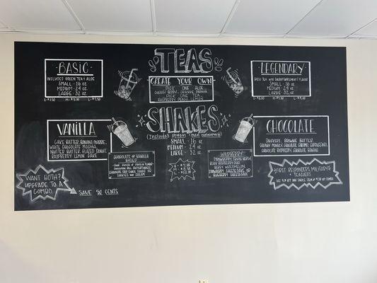 Menu board