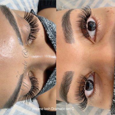 Volume lash Dramatic set C