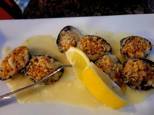 Baked clams