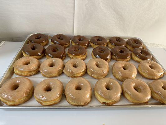 Chocolate and Maple Donuts