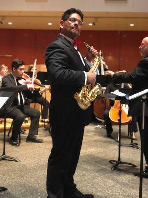 Javier Oviedo at St. Peter's Church with CSP Orchestra; 6/17