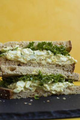 Classic egg salad sandwich