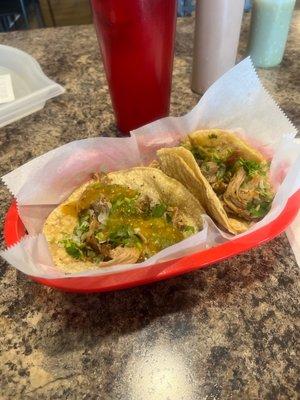 Tacos de Carnitas (pork tacos)