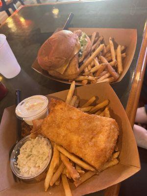 Whitefish n chips and the whitefish sandwich!