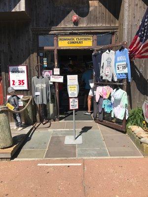 Entrance to Montauk Clothing Company