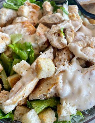 Grilled chicken Cesar salad